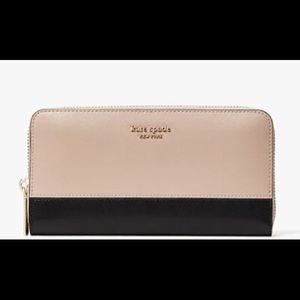 Kate Spade Spencer zip around continental wallet - NWT